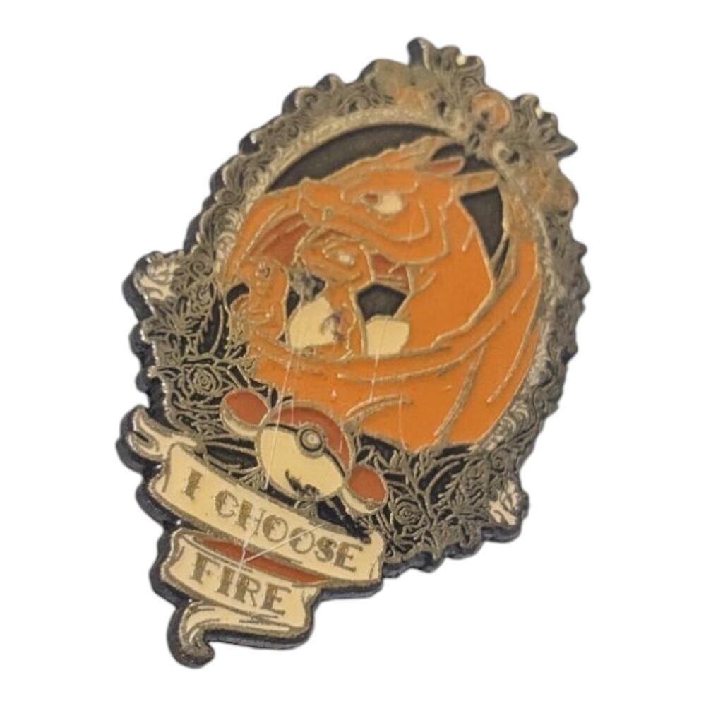Spunside Productions‎ Pokemon I Choose Fire Enamel Pin Charizard #d /200